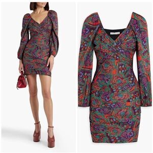 VERONICA BEARD Multicolor Paisley Print Dress